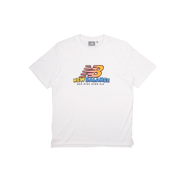 New Balance Men s New Balance Athleisure Casual Sports Round Neck Short Sleeve Version White NEA23031-WT S