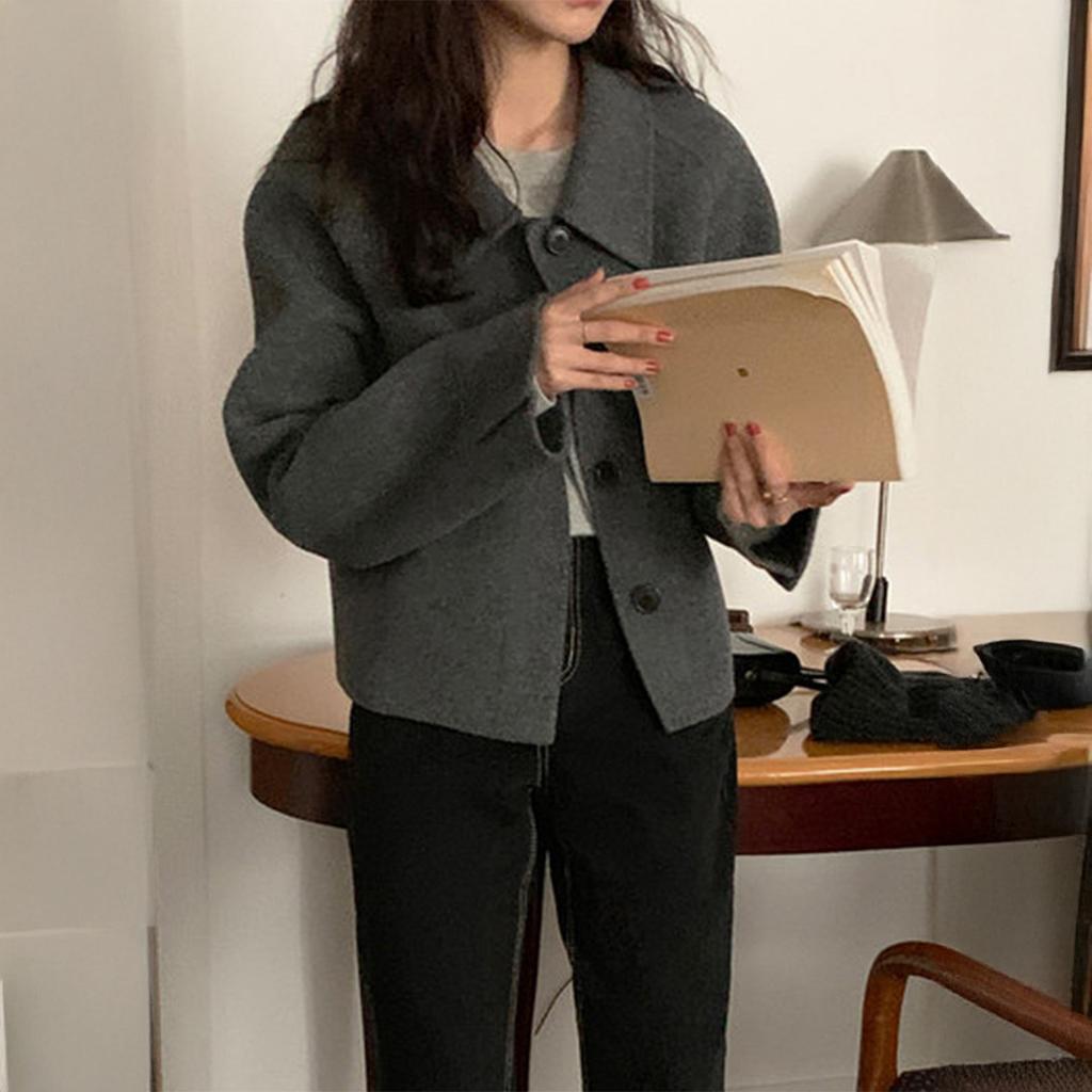 Casual Resort Button Long Sleeve Jacket  FallWomen's 2025