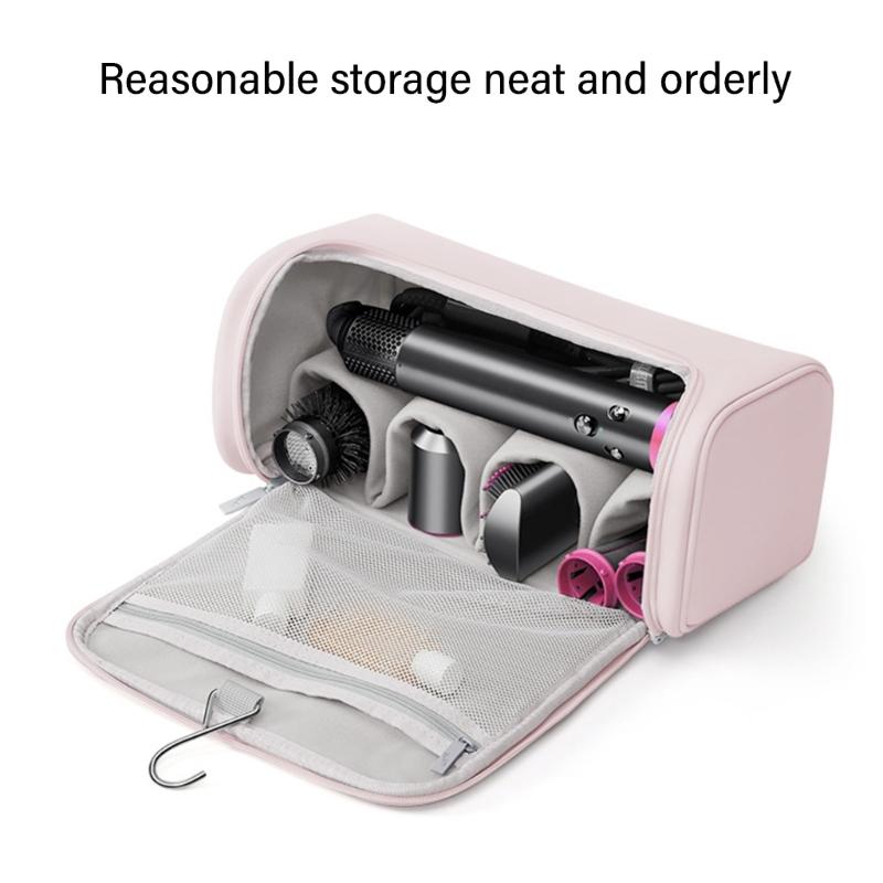 Practical Hair Dryer Organizers Large Interior Home Accessory Portable for Unsightly Wires Sturdy PU Materials