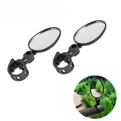 Bicycle Rearview Mirror 360 Degree Rotation Auxiliary Mirror Handlebar Mount Cycling Bike Rear View Mirrors