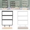 Earring Holder Organizer 3 Tier Durable for Bathroom