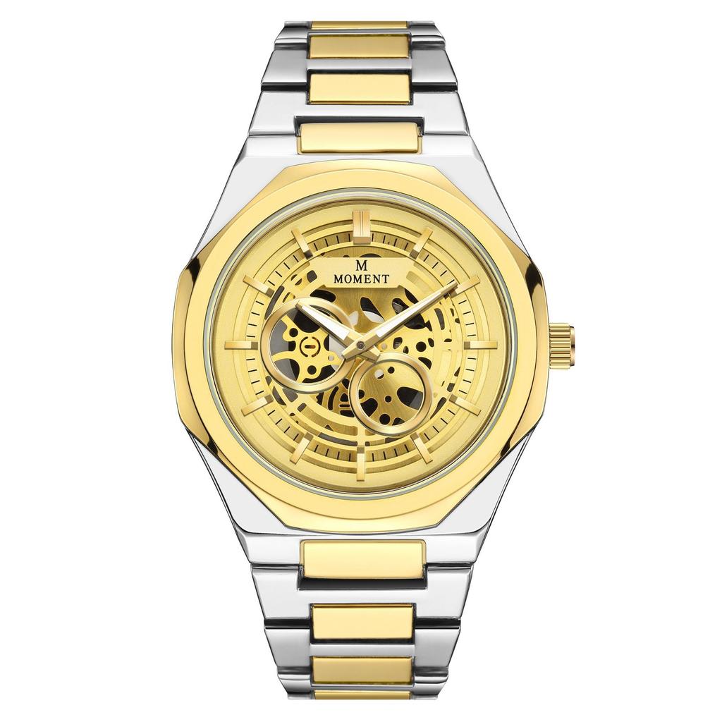 Hollow Men'S Watch Non-Mechanical Watch Fashion Business Steel Belt Men'S Watch