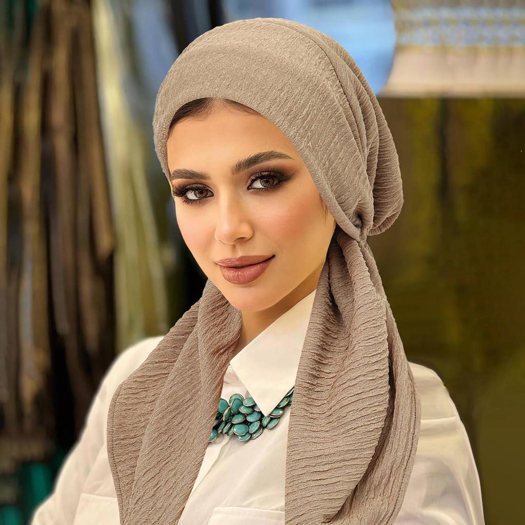 Polyester Womens Headscarf With Breathable Design For Casual Summer And Winter Wear