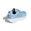 Adidas Tensaur Run Velcro Durable Non-Slip Low Top Kids Running Shoes Kids Running Shoes Blue Gray H04741