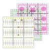 3pcs Clothes Sewing Quilting Ruler DIY Stitching Measuring Drawing Ruler 15 x 15cm