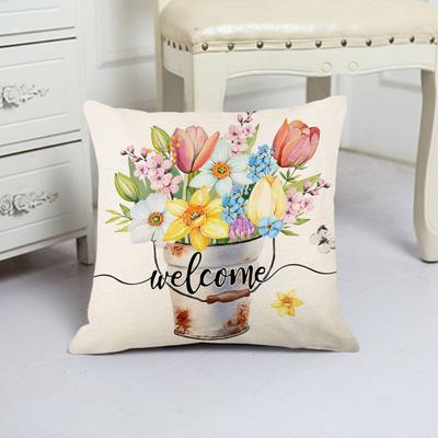 Frühling Kissenbezug schön aussehende schützende weiche schöne Haushalt Büro Sofa Bett Stuhl Platz Kissenbezug Home Decor