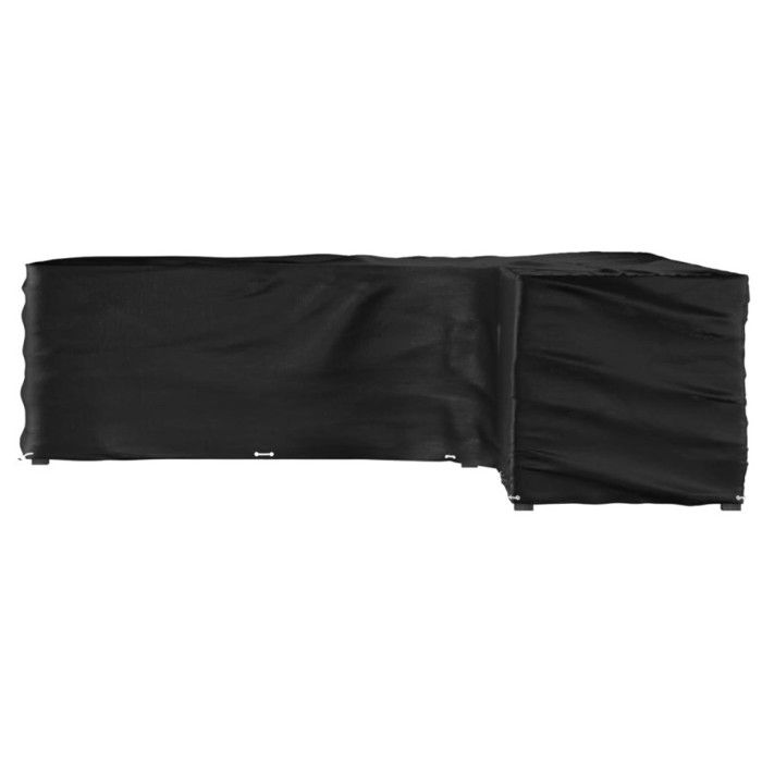 VidaXL Housse de salon de jardin en forme de L 20 œillets 300x300x90cm 319322