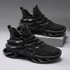 Sports and leisure running shoes trendy men's breathable fly-woven travel shoes 45 men's shoes blade