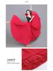 Agent 720° Double Layer Chiffon Dance Skirt for Women - Solid Color Long Midi Skirt
