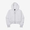 Essential Crop Hoodie Zip Up