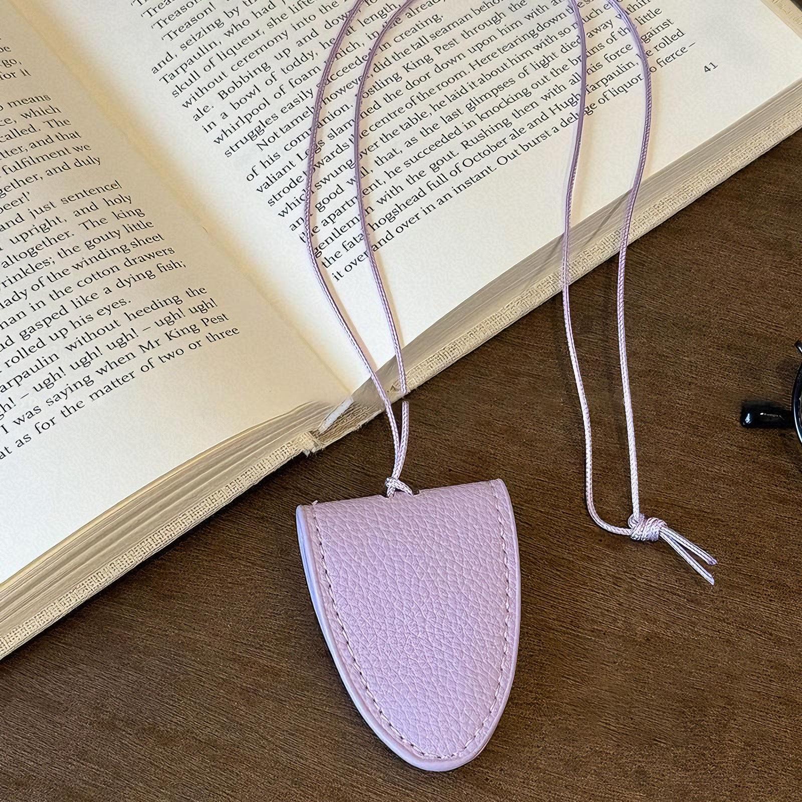 

Шкіряний мішечок на шнурку для ключів, кулон-намисто з тримачем для окулярів