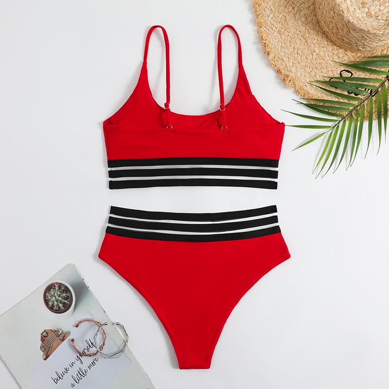 New Swimwear Women Swimsuit Two Pieces Tankini Push Up Bathing Suit Monokini With Shorts Mujer Womens Swim Suits Trunk