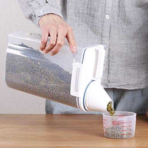 Value Set of 2 Asvel Airtight Rice Containers, 2kg, White, 7509