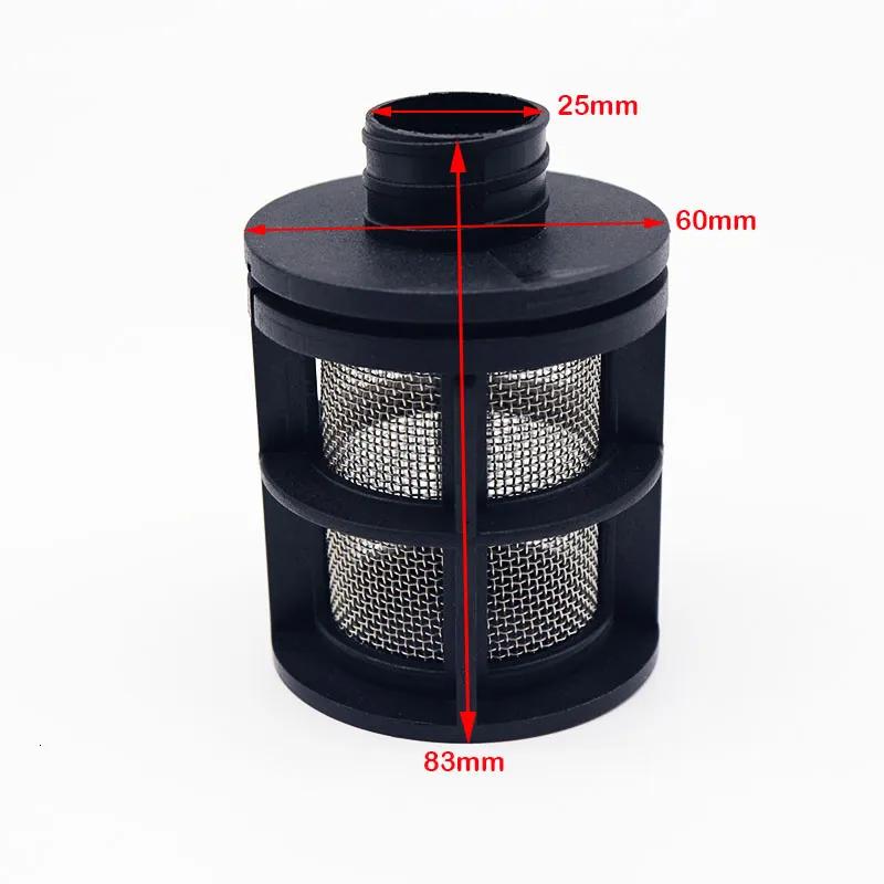 Universal 24mm Exhaust Silencer + 25mm Air Filter + 60cm Air Hose with Clamps for 12V Diesel Heater