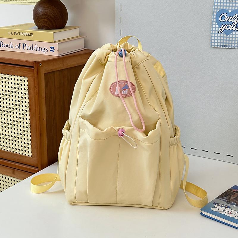 New shoulder bag large capacity casual backpack light sports high sense backpack cross-border schoolbag women's tide