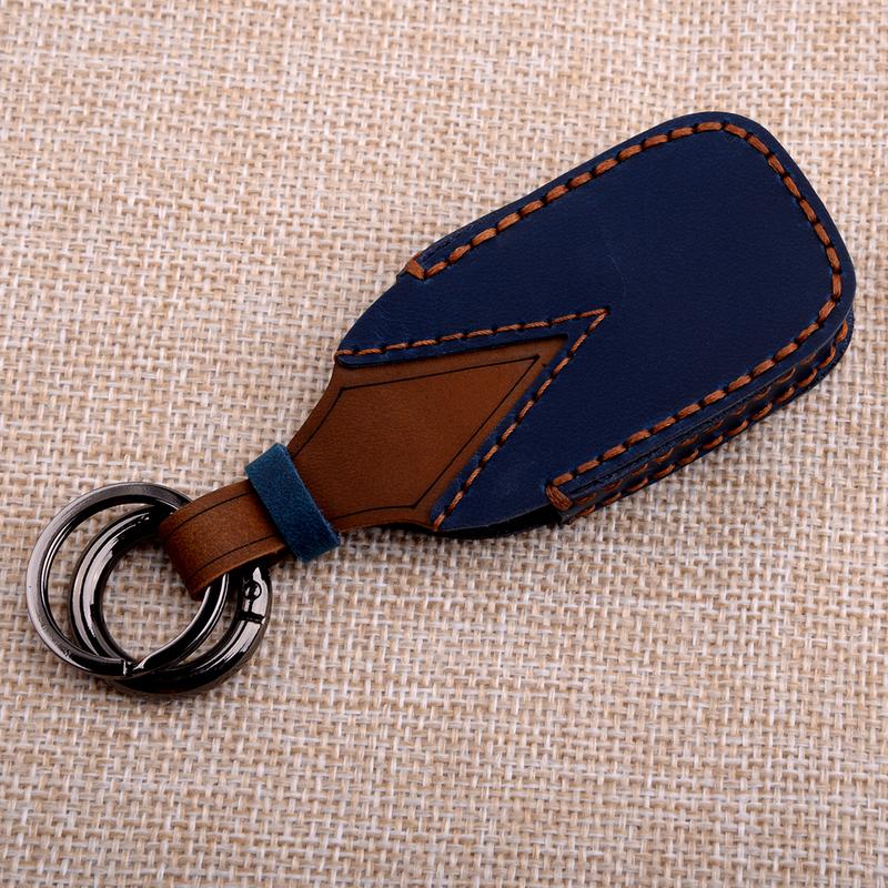 Leather Car Key Fob Case Cover Holder Fit For Subaru BRZ Forester Impreza STI WRX XV Legacy Outback