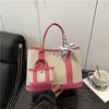 Canvas bag women's large-capacity Sen Meng simple autumn shoulder portable large class tote bag