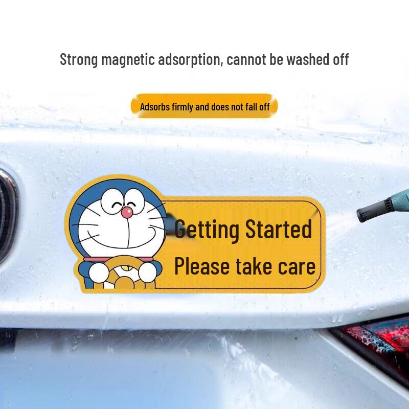 Reflective Magnetic New Driver Car Decals