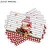 4pcs/6pcs Christmas Sweet Xmas Hot Cocoa Table Mats, Home Kitchen Placemats, Suitable for Holiday Party, Banquet, Home Kitchen, Dining Room, Café Deco