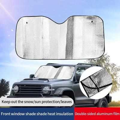 Parasole per Parabrezza Auto Finestrino Anteriore Protezione Solare Scudo Termico Blocco UV Parasole Pieghevole per Auto per l'Estate