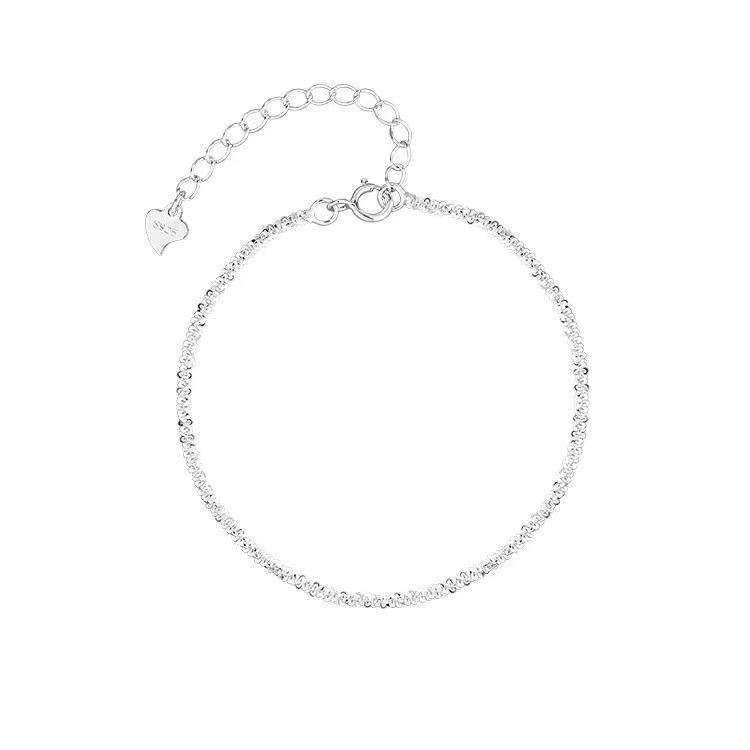 925 Sterling Silver Starry Sky Bracelet for Women - Summer Korean Mori Style, Simple & Trendy Hand Jewelry