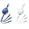 Remax Telescopic Data Cable Mobile Phone 3a Fast Charging Cable Micro Usb Type-c Interface Compatible For Iphone