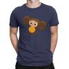 Cheburashka Poster Men TShirt Cheburashka Crewneck Tops 100% Cotton T Shirt Humor High Quality Birthday Gifts