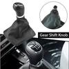 Handle gear lever knob Fit For Skoda Octavia A5 A6 2004 - 2012 Car Manual Gear stick shift knob gearbox shift knob boot Gearbox