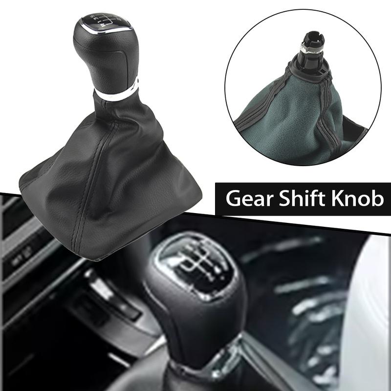 Handle gear lever knob Fit For Skoda Octavia A5 A6 2004 - 2012 Car Manual Gear stick shift knob gearbox shift knob boot Gearbox