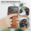 Phone Case for iPhone 18 Pro Max 17 Air 16e 17e 16 Plus 15 Pro 14 13 12 11 WristBand Card Holder Bracket Magnetic Leather Cover