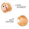 HOMSFOU Monos de Peluche Gibón Decoraciones para Anillas de Cortina, Alzapaños de Cortina de Peluche, Sujetacortinas de Animales, Suministros para Fiesta de Cumpleaños de Monos, Mono Suave