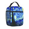 Bestselling Starry Night By Van Gogh Urban Street Office Lunch Bag Homeschool Dining Food Cooler Bag