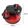 Mini suction cup knife sharpener for home kitchens, tungsten steel double-sided whetstone, knife sharpener with suction cup positioning tool.
