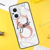 PERSONALIZED CUSTOM MARBLE NAME Case For OPPO Reno 7 Reno 10 Pro 4 5 6 8 Lite 8T 4Z 5Z OPPO Find X6 X5 Pro X2 X3 Neo Cover
