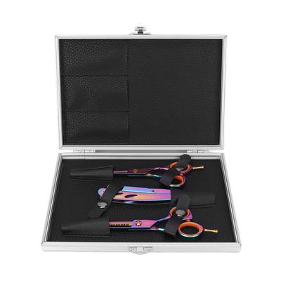 Haarschneidescheren Set Edelstahl Professionelle Friseurscheren mit Aufbewahrungstasche für