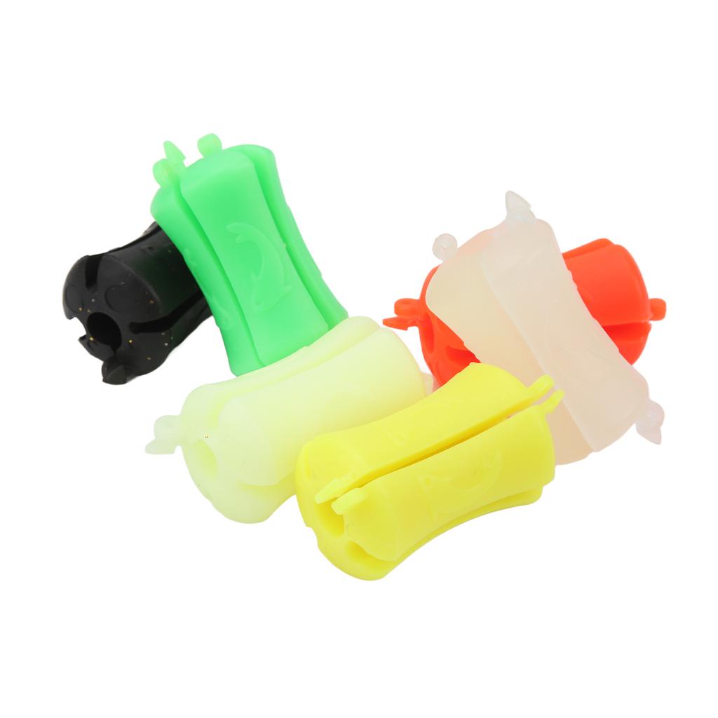 6pcs Portable Fishing Rod Fixed Ball Fishing Pole Binding Clip Fishing Rod Ball Antislip Fishing Pole Clip for Boat