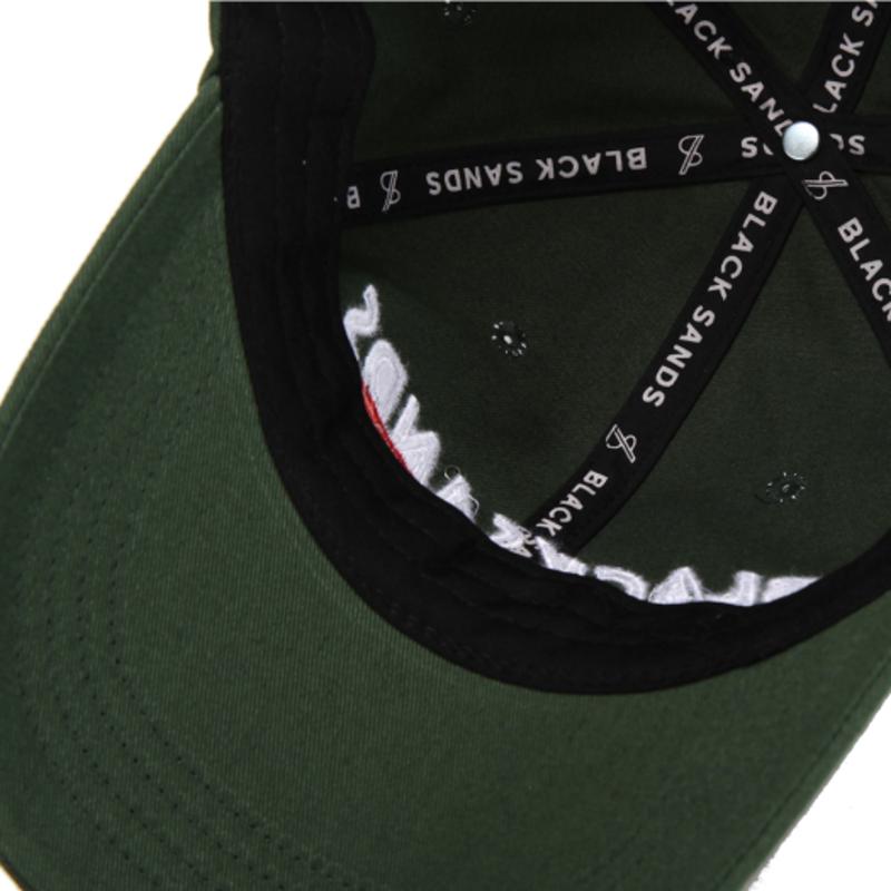 BLACK SANDS Sporty Signature Embroidered Ball Cap_Green