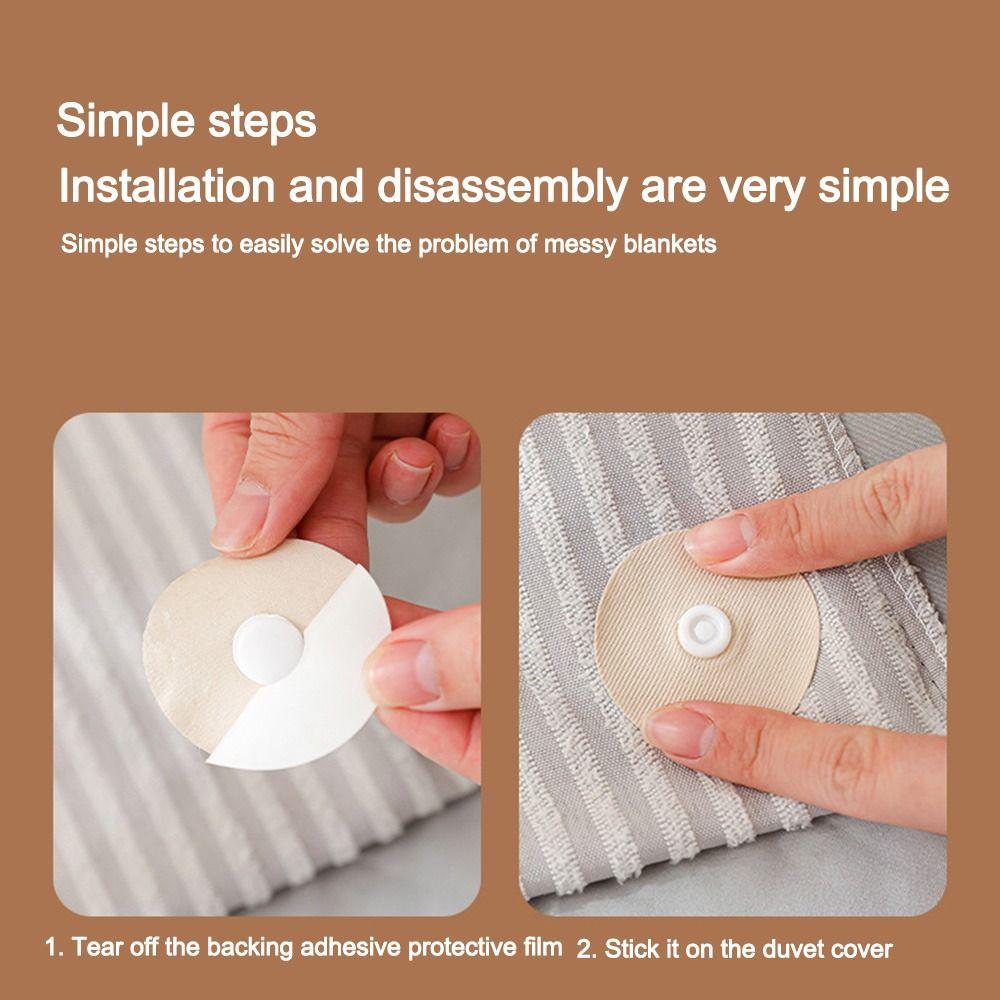 8/12Pcs Multifunctional Duvet Cover Snap Clips Mattress Cover Fixed Button  Bedding Supplies