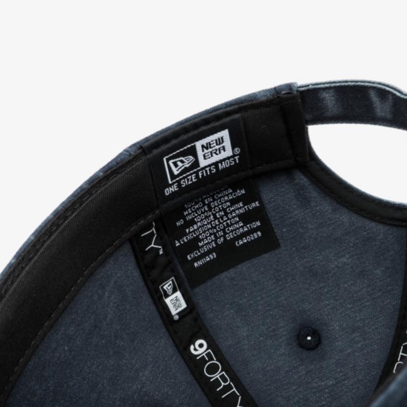 New Era Mlb New York Yankees Pigmentowe Pranie Bez Struktury Czapka z Daszkiem Granatowy