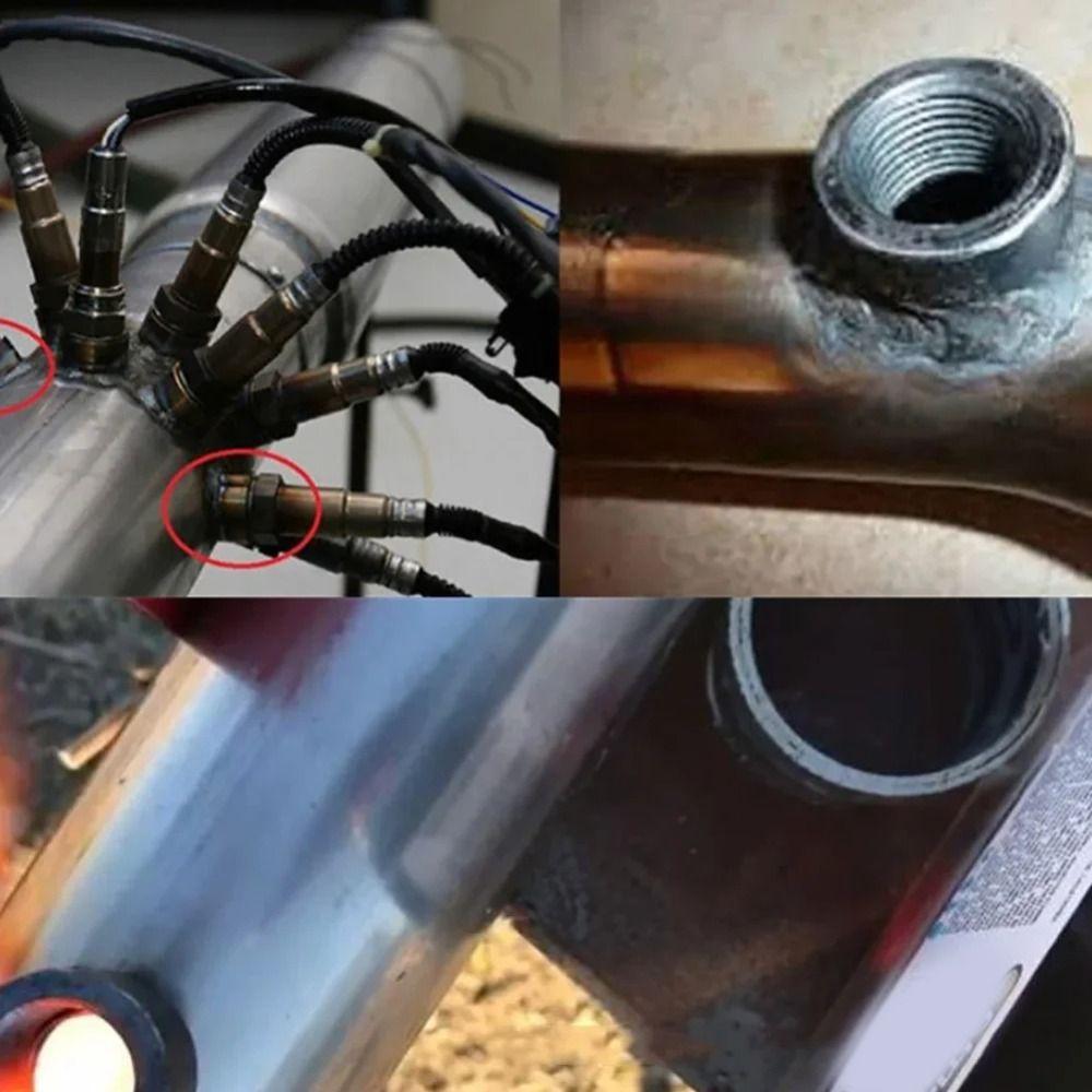 Stainless Steel O2 Sensor Plug M18 Thread Lambda Sensor Nut Oxygen Mounting Bungs  Exhaust System