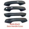 YOYO Matte black Retrofit Car Accessories Door Handle Cover Trim Paste Style For Volkswagen Golf 8 MK8 GTI    2024