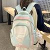 Children's Schoolbags Elementary School Girls Junior High School Girls Splicing High value Dirty resistant Backpack