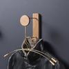 Practical Walnut Solid Wood Clothes Hanger Cloakroom Bathroom Toilet Furniture Storage Brass Metal Wall Hanging Coat Towel Rack