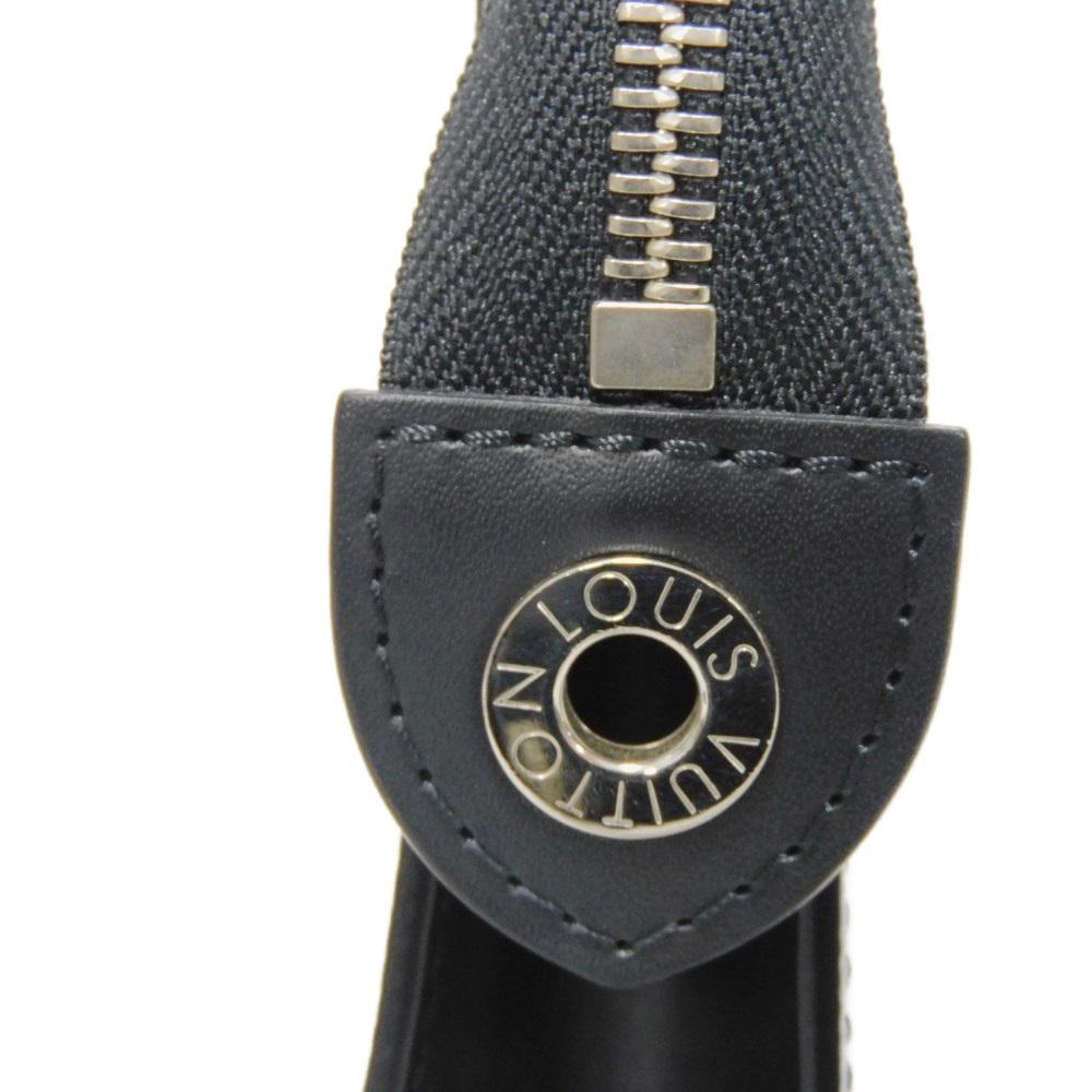 Used 12564 Voyage MM Pochette M81326 7931 LV logo black business bag with RFID IC chip epi noir men's from Japan