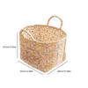 Boho Stoff Aufbewahrungskorb Große Kapazität Schrank Organizer Behälter mit Griff für Kleidung und Kleinkram