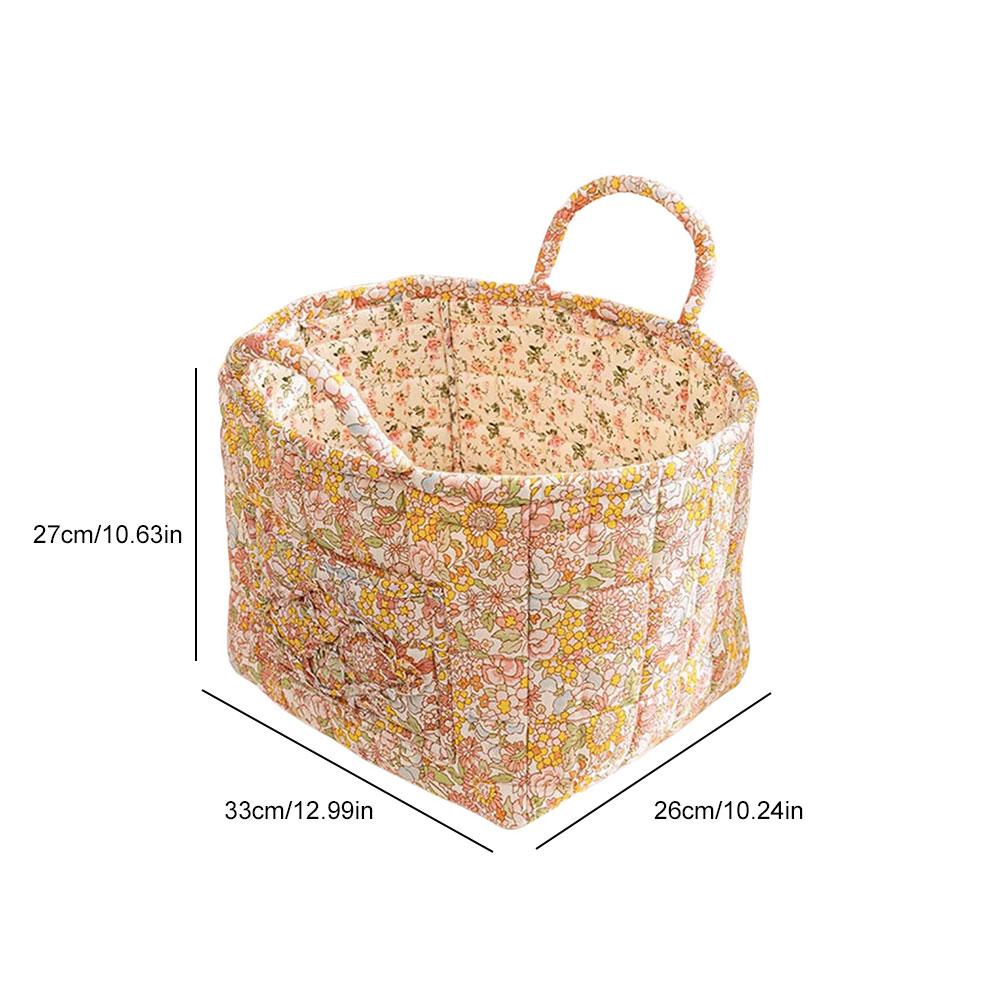 Boho Stoff Aufbewahrungskorb Große Kapazität Schrank Organizer Behälter mit Griff für Kleidung und Kleinkram
