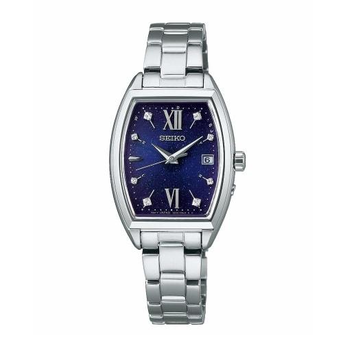 Seiko Watch Seiko Selection S Series Ladies Tonneau Type Solar Radio Special Edition SWFH123 Ladies Silver