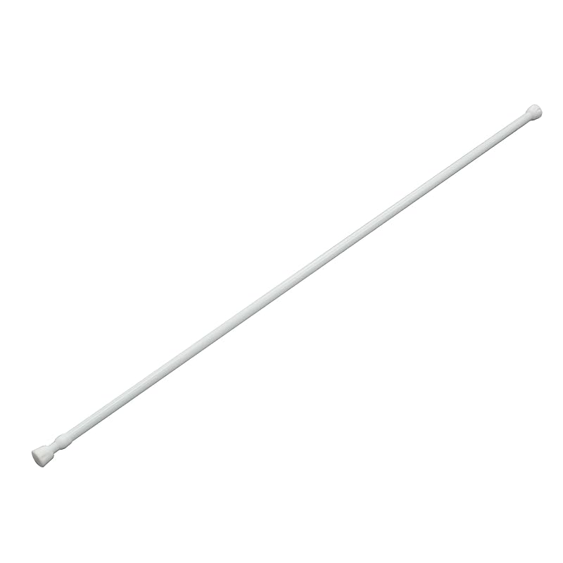 HEIAN SHINDO Tension Rod, Spring-Type, Heavy Duty, Slim L, White, Width 110-190cm, Load Capacity 8-2kg, Pipe Diameter 1.6cm, NSW-7, Heian Shindo Kogyo