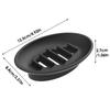Soap Dish with drainage Sink Bar Soap Dish Holder Tray Silicone Self-Draining Storage Box Small Storage Container Organizer