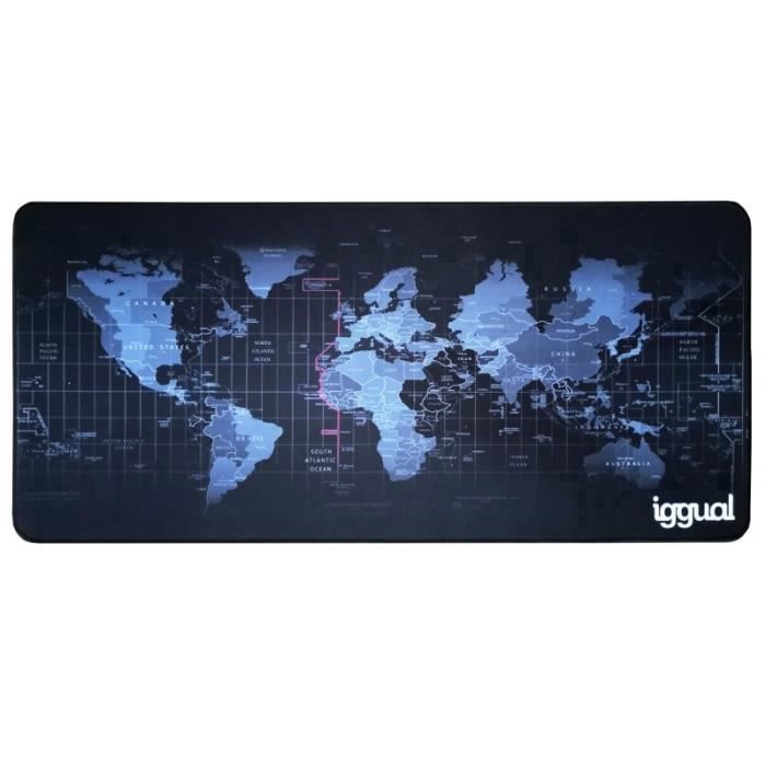 Tapis Mapemonde XXL - Iggual - IGG316887 - 900x400 Mm - 3 Mm D'épaisseur - Antidérapant